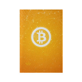 Обложка для паспорта матовая кожа с принтом Bitcoin - Биткоин в Петрозаводске, натуральная матовая кожа | размер 19,3 х 13,7 см; прозрачные пластиковые крепления | bitcoin | ethereum | litecoin | биткоин | интернет | крипта | криптовалюта | лайткоин | майнинг | технологии | эфир