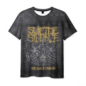 Мужская футболка 3D с принтом Suicide Silence 7 в Петрозаводске, 100% полиэфир | прямой крой, круглый вырез горловины, длина до линии бедер | suicide silence | суисайд сайленс