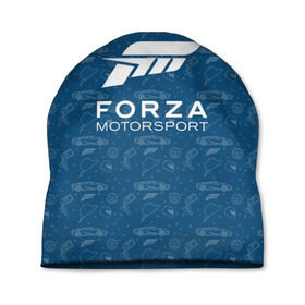 Шапка 3D с принтом Forza Motorsport в Петрозаводске, 100% полиэстер | универсальный размер, печать по всей поверхности изделия | car | crew | dirt | flatout | grid | need | nfs | race | speed | гонки | машина | скорость