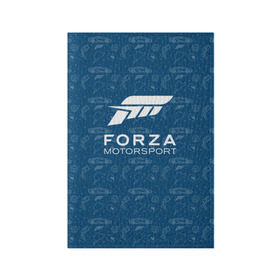 Обложка для паспорта матовая кожа с принтом Forza Motorsport в Петрозаводске, натуральная матовая кожа | размер 19,3 х 13,7 см; прозрачные пластиковые крепления | car | crew | dirt | flatout | grid | need | nfs | race | speed | гонки | машина | скорость