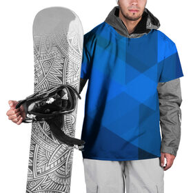 Накидка на куртку 3D с принтом blue texsture в Петрозаводске, 100% полиэстер |  | Тематика изображения на принте: abstraction | абстракция | геометрия | грани | линии | полигоны | сочетания | треугольники