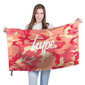 Флаг 3D с принтом HYPE Оранжевый Камуфляж в Петрозаводске, 100% полиэстер | плотность ткани — 95 г/м2, размер — 67 х 109 см. Принт наносится с одной стороны | camo | camouflage | hype | pattern | вечеринка | гламур | камо | камуфляж | клуб | мода | отдых | пафос | приключение | природа | путешествие | розовый | стиль | узор | хайп | черное молоко