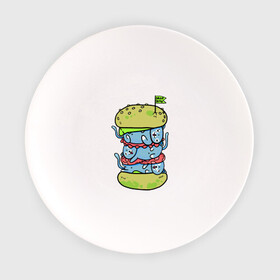 Тарелка с принтом drop dead в Петрозаводске, фарфор | диаметр - 210 мм
диаметр для нанесения принта - 120 мм | burger | cat | citty | hamburger | бургер | гамбургер | кот | кошка