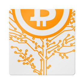 Магнит виниловый Квадрат с принтом Bitcoin Tree - Дерево Биткоин в Петрозаводске, полимерный материал с магнитным слоем | размер 9*9 см, закругленные углы | bitcoin | blockchain | tree | биткоин | блокчейн | валюта | деньги | дерево | крипто | криптовалюта | майнинг | технологии