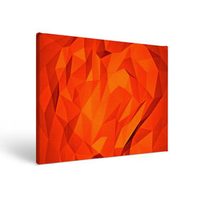 Холст прямоугольный с принтом Orange geometry в Петрозаводске, 100% ПВХ |  | abstraction | абстракция | геометрия | грани | линии | полигоны | сочетания | текстура | треугольники