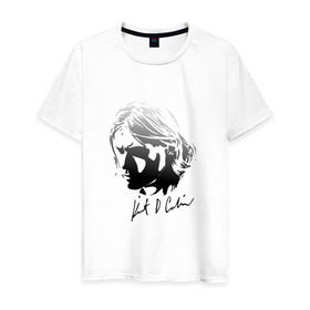 Мужская футболка хлопок с принтом Курт Кобейн автограф в Петрозаводске, 100% хлопок | прямой крой, круглый вырез горловины, длина до линии бедер, слегка спущенное плечо. |  kurt cobain |  nirvana |  курт кобейн | нирвана