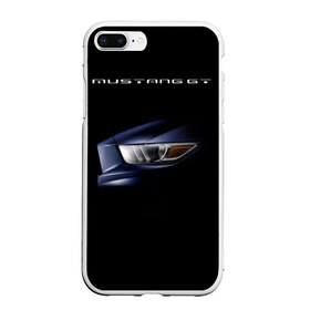 Чехол для iPhone 7Plus/8 Plus матовый с принтом Ford Mustang GT 2 в Петрозаводске, Силикон | Область печати: задняя сторона чехла, без боковых панелей | Тематика изображения на принте: cobra | ford | gt | mustang | shelby