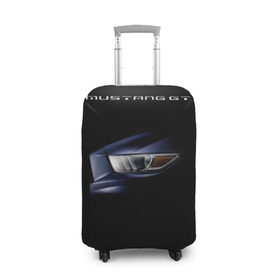 Чехол для чемодана 3D с принтом Ford Mustang GT 2 в Петрозаводске, 86% полиэфир, 14% спандекс | двустороннее нанесение принта, прорези для ручек и колес | cobra | ford | gt | mustang | shelby