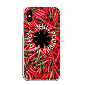 Чехол для iPhone XS Max матовый с принтом Red Hot Chili Peppers в Петрозаводске, Силикон | Область печати: задняя сторона чехла, без боковых панелей | red hot chili peppers | rock | рок