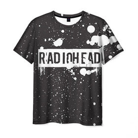 Мужская футболка 3D с принтом Radiohead 6 в Петрозаводске, 100% полиэфир | прямой крой, круглый вырез горловины, длина до линии бедер | radiohead | радиохэд | том йорк