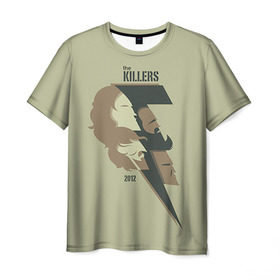 Мужская футболка 3D с принтом The Killers 8 в Петрозаводске, 100% полиэфир | прямой крой, круглый вырез горловины, длина до линии бедер | Тематика изображения на принте: 