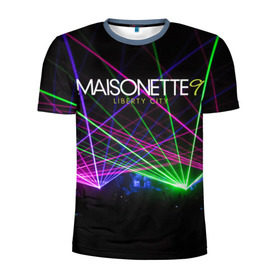 Мужская футболка 3D спортивная с принтом GTA - Night Club Maisonette 9 в Петрозаводске, 100% полиэстер с улучшенными характеристиками | приталенный силуэт, круглая горловина, широкие плечи, сужается к линии бедра | Тематика изображения на принте: gta | rockstar games | гта 4 | клуб