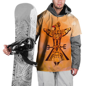 Накидка на куртку 3D с принтом этника в Петрозаводске, 100% полиэстер |  | геометрия | индейцы | ловец снов | орел | орнамент | перья | пирамида | птица | пустыня | символы | сокол | тотем | узоры | этно | ястреб