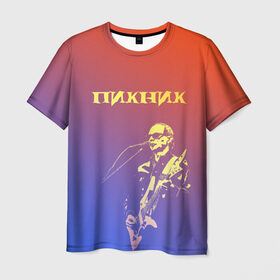 Мужская футболка 3D с принтом Пикник (Эдмунд Шклярский) в Петрозаводске, 100% полиэфир | прямой крой, круглый вырез горловины, длина до линии бедер | Тематика изображения на принте: пикник | рок | эдмунд шклярский