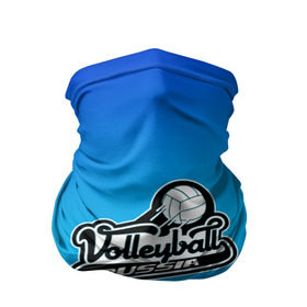Бандана-труба 3D с принтом Volleyball Russia в Петрозаводске, 100% полиэстер, ткань с особыми свойствами — Activecool | плотность 150‒180 г/м2; хорошо тянется, но сохраняет форму | волейбол | игра | мяч | россия | русский | рф | спорт