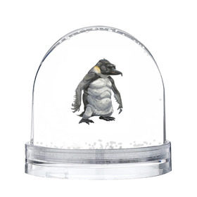 Снежный шар с принтом Пингвинопитек в Петрозаводске, Пластик | Изображение внутри шара печатается на глянцевой фотобумаге с двух сторон | лженаука | пингвин