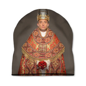 Шапка 3D с принтом Молодой Папа в Петрозаводске, 100% полиэстер | универсальный размер, печать по всей поверхности изделия | young pope | джуд | лоу | молодой папа