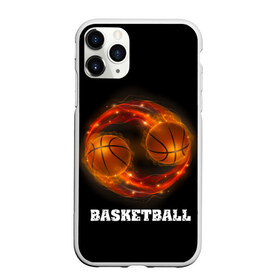 Чехол для iPhone 11 Pro матовый с принтом basketball fire в Петрозаводске, Силикон |  | fire | flames | light | sport | баскетбол | игра | кольцо | мяч | небо | огонь | сетка | спорт | спортивные соревнования | стиль