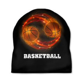 Шапка 3D с принтом basketball fire в Петрозаводске, 100% полиэстер | универсальный размер, печать по всей поверхности изделия | fire | flames | light | sport | баскетбол | игра | кольцо | мяч | небо | огонь | сетка | спорт | спортивные соревнования | стиль