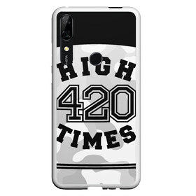 Чехол для Honor P Smart Z с принтом High Times 420 Camo в Петрозаводске, Силикон | Область печати: задняя сторона чехла, без боковых панелей | Тематика изображения на принте: camouflage | камо | камуфляж