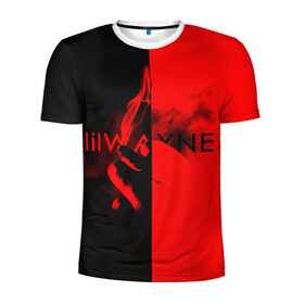 Мужская футболка 3D спортивная с принтом Lil Wayne 4 в Петрозаводске, 100% полиэстер с улучшенными характеристиками | приталенный силуэт, круглая горловина, широкие плечи, сужается к линии бедра | Тематика изображения на принте: 