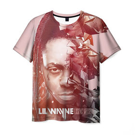 Мужская футболка 3D с принтом Lil Wayne 7 в Петрозаводске, 100% полиэфир | прямой крой, круглый вырез горловины, длина до линии бедер | 