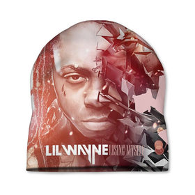 Шапка 3D с принтом Lil Wayne 7 в Петрозаводске, 100% полиэстер | универсальный размер, печать по всей поверхности изделия | 