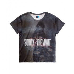 Детская футболка 3D с принтом Lil Wayne 6 в Петрозаводске, 100% гипоаллергенный полиэфир | прямой крой, круглый вырез горловины, длина до линии бедер, чуть спущенное плечо, ткань немного тянется | Тематика изображения на принте: 