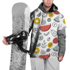 Накидка на куртку 3D с принтом Летний микс в Петрозаводске, 100% полиэстер |  | Тематика изображения на принте: ананас | апельсин | арбуз | груша | еда | клубника | лето | листья | минимализм | персик | раскраска | фрукты | ягоды