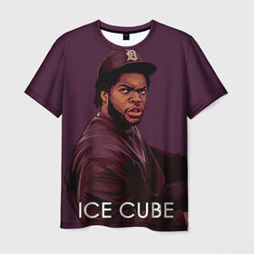 Мужская футболка 3D с принтом Ice Cube 5 в Петрозаводске, 100% полиэфир | прямой крой, круглый вырез горловины, длина до линии бедер | ice cube | oshea jackson | rap | айс кьюб | гангста рэп | о’ши дже́ксон | рэп