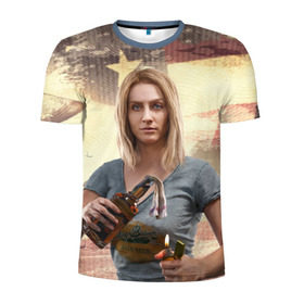 Мужская футболка 3D спортивная с принтом Фар Край 5 в Петрозаводске, 100% полиэстер с улучшенными характеристиками | приталенный силуэт, круглая горловина, широкие плечи, сужается к линии бедра | far cry | far cry 5 | фар край