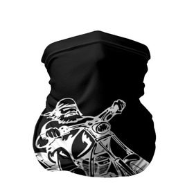 Бандана-труба 3D с принтом Байкер в Петрозаводске, 100% полиэстер, ткань с особыми свойствами — Activecool | плотность 150‒180 г/м2; хорошо тянется, но сохраняет форму | biker | black and white | man | motorcycle | motorcyclist | silhouette | stencil | байкер | мотоцикл | мотоциклист | мужчина | силуэт | трафарет | черно белый