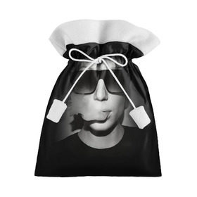 Подарочный 3D мешок с принтом Vape Girl в Петрозаводске, 100% полиэстер | Размер: 29*39 см | Тематика изображения на принте: bud | buds | girl | smoke | vape | weed | вейп | вейпер | девочка | дым