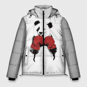 Мужская зимняя куртка 3D с принтом Панда боксер в Петрозаводске, верх — 100% полиэстер; подкладка — 100% полиэстер; утеплитель — 100% полиэстер | длина ниже бедра, свободный силуэт Оверсайз. Есть воротник-стойка, отстегивающийся капюшон и ветрозащитная планка. 

Боковые карманы с листочкой на кнопках и внутренний карман на молнии. | бамбук | бамбуковый медведь | бокс | боксерские | брызги | енот | животное | коала | красивый | красная книга | кунгфу | медведь | милый | мишка | очки | панда | перчатки | пот | прикол | прикольный