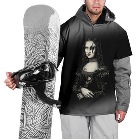 Накидка на куртку 3D с принтом Мона Лиза Kiss в Петрозаводске, 100% полиэстер |  | Тематика изображения на принте: джин симмонс | картина | пол стэнли | эйс фрейли