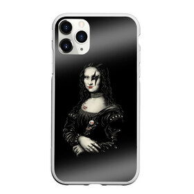 Чехол для iPhone 11 Pro матовый с принтом Мона Лиза Kiss в Петрозаводске, Силикон |  | Тематика изображения на принте: джин симмонс | картина | пол стэнли | эйс фрейли