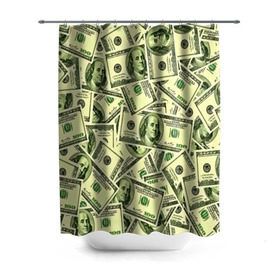 Штора 3D для ванной с принтом Benjamin Franklin в Петрозаводске, 100% полиэстер | плотность материала — 100 г/м2. Стандартный размер — 146 см х 180 см. По верхнему краю — пластиковые люверсы для креплений. В комплекте 10 пластиковых колец | 3d | benjamin franklin | америка | богатство | валюта | денежные купюры | деньги | доллар | зеленые | сша | текстуры