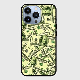 Чехол для iPhone 13 Pro с принтом Benjamin Franklin в Петрозаводске,  |  | 3d | benjamin franklin | америка | богатство | валюта | денежные купюры | деньги | доллар | зеленые | сша | текстуры