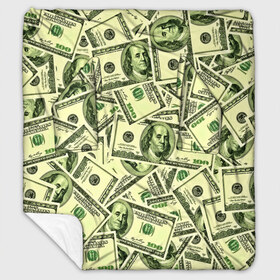 Плед с рукавами с принтом Benjamin Franklin в Петрозаводске, 100% полиэстер | Закругленные углы, все края обработаны. Ткань не мнется и не растягивается. Размер 170*145 | 3d | benjamin franklin | америка | богатство | валюта | денежные купюры | деньги | доллар | зеленые | сша | текстуры