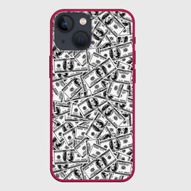 Чехол для iPhone 13 mini с принтом Benjamin Franklin в Петрозаводске,  |  | 3d | benjamin franklin | америка | богатство | валюта | денежные купюры | деньги | доллар | зеленые | сша | текстуры