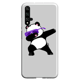 Чехол для Honor 20 с принтом Panda в Петрозаводске, Силикон | Область печати: задняя сторона чехла, без боковых панелей | panda dab | животные | панда