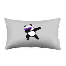 Подушка 3D антистресс с принтом Panda в Петрозаводске, наволочка — 100% полиэстер, наполнитель — вспененный полистирол | состоит из подушки и наволочки на молнии | panda dab | животные | панда