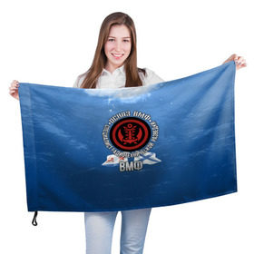 Флаг 3D с принтом ОСНАЗ ВМФ в Петрозаводске, 100% полиэстер | плотность ткани — 95 г/м2, размер — 67 х 109 см. Принт наносится с одной стороны | вмф | осназ | осназ вмф | разведка | флот