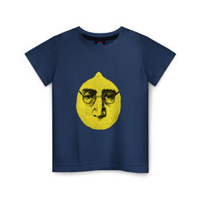 Детская футболка хлопок с принтом John Lemon карандашем в Петрозаводске, 100% хлопок | круглый вырез горловины, полуприлегающий силуэт, длина до линии бедер | john lennon | the beatles | битлз | джон леннон | лимон