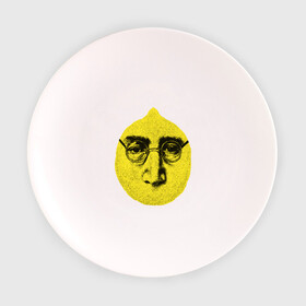 Тарелка с принтом John Lemon карандашем в Петрозаводске, фарфор | диаметр - 210 мм
диаметр для нанесения принта - 120 мм | Тематика изображения на принте: john lennon | the beatles | битлз | джон леннон | лимон