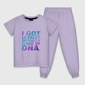 Детская пижама хлопок с принтом DNA. Кендрик Ламар в Петрозаводске, 100% хлопок |  брюки и футболка прямого кроя, без карманов, на брюках мягкая резинка на поясе и по низу штанин
 | damn | hip hop | kendrick lamar | rap | рэп