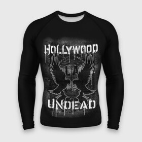 Мужской рашгард 3D с принтом Hollywood Undead 10 в Петрозаводске,  |  | Тематика изображения на принте: hollywood undead | голливудская нежить