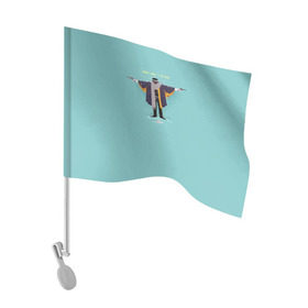 Флаг для автомобиля с принтом Омерзительная восьмерка в Петрозаводске, 100% полиэстер | Размер: 30*21 см | major marquis warren | the hateful eight | квентин тарантино