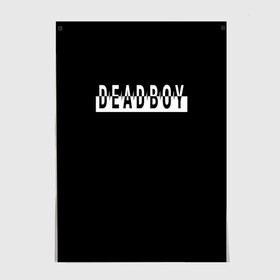 Постер с принтом DeadBoy в Петрозаводске, 100% бумага
 | бумага, плотность 150 мг. Матовая, но за счет высокого коэффициента гладкости имеет небольшой блеск и дает на свету блики, но в отличии от глянцевой бумаги не покрыта лаком | bones | dead boy | deadboy | th@ kid | элмо кеннеди оконнор