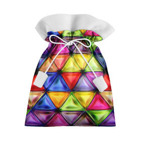 Подарочный 3D мешок с принтом Rhombuses в Петрозаводске, 100% полиэстер | Размер: 29*39 см | art | beautiful | blue | color | cute | fugures | geometry | green | mosaic | orange | original | pattern | pink | purple | red | rhombuses | yellow | красивое | красное | красный | красота | милое | цвет | яркое
